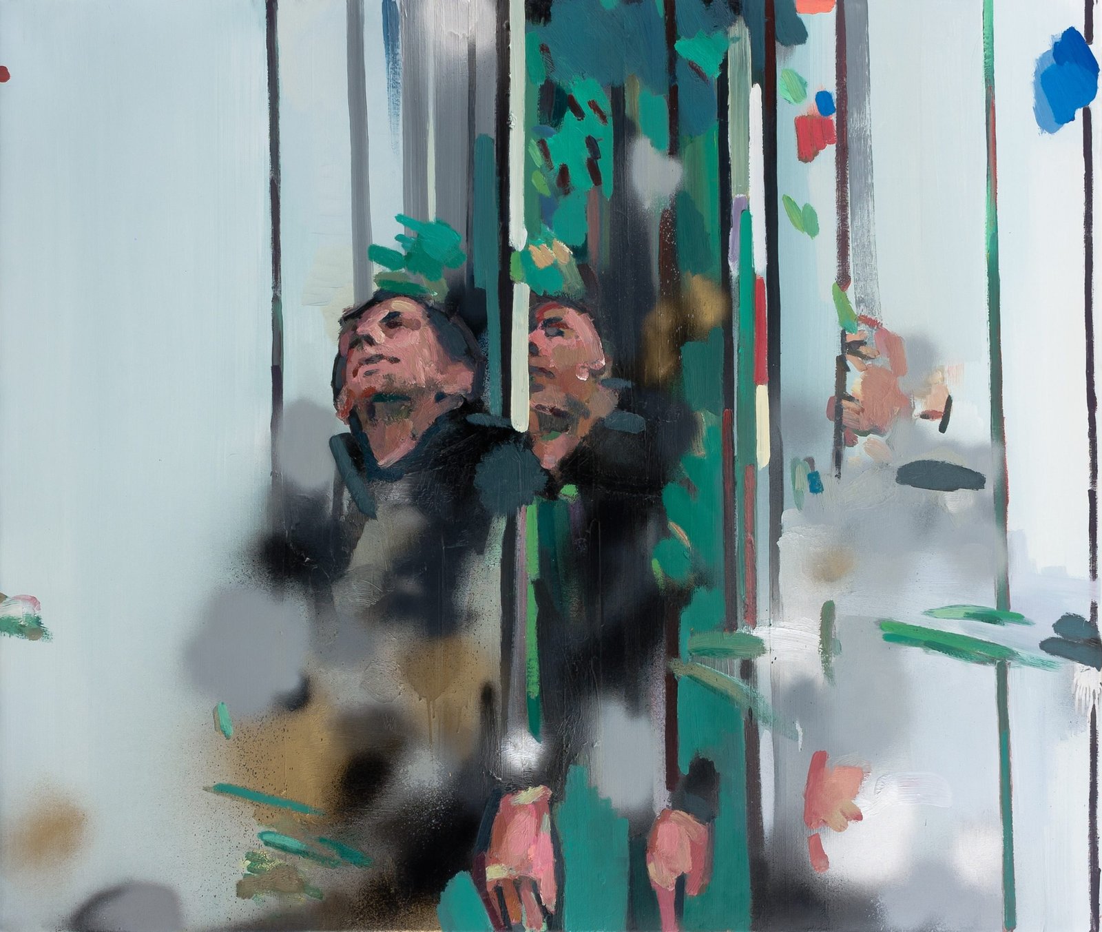 Andrius Zakarauskas, Reading Tapyba Aliejus, drobė. 2014. ArtVilnius Projektų Zona COBALT KOLEKCIJA (Lietuva, Latvija, Estija)
